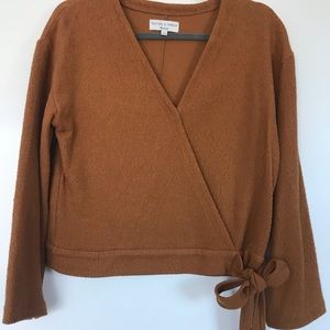 Madewell Texture and Thread Wrap Top